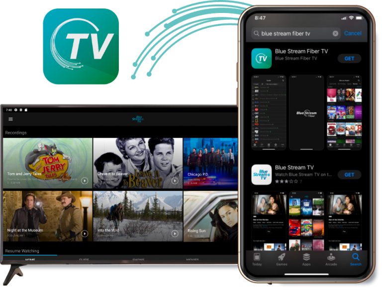 TiVo IP Blue Stream Fiber